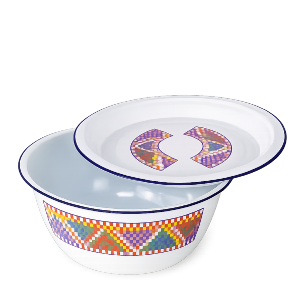 Enamel finger bowl