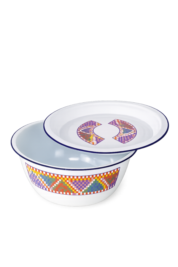 Enamel finger bowl
